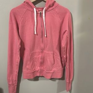 PINK HOODED COTTON JACKET